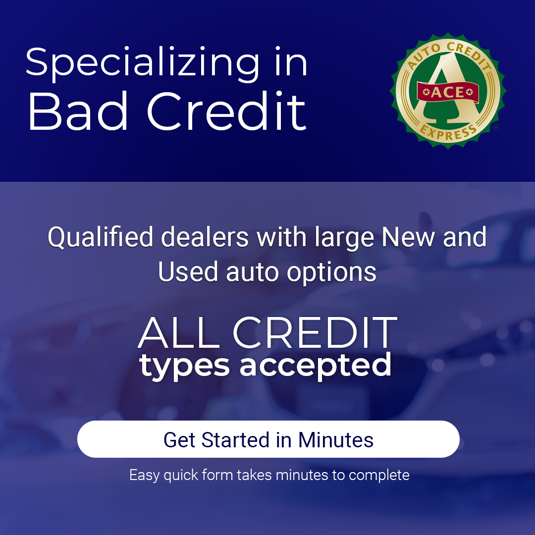 B2B banner ad — blue all credit