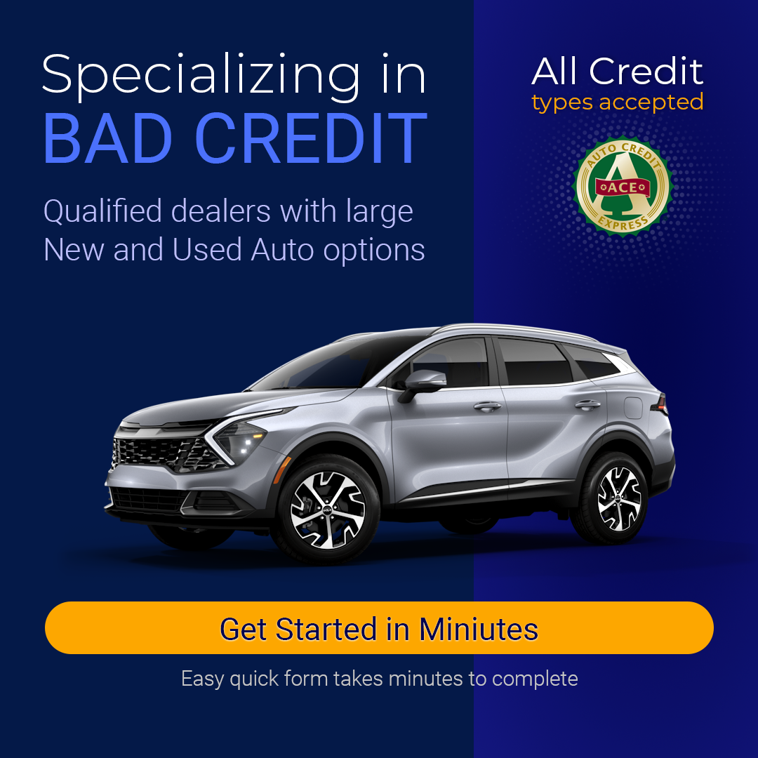 B2B banner ad — navy bad credit